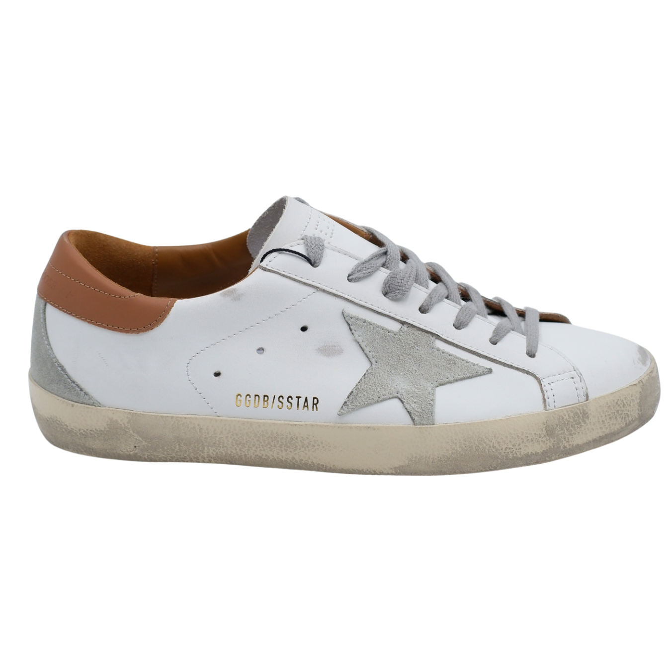 Golden Goose Superstar White Brown (Mens)