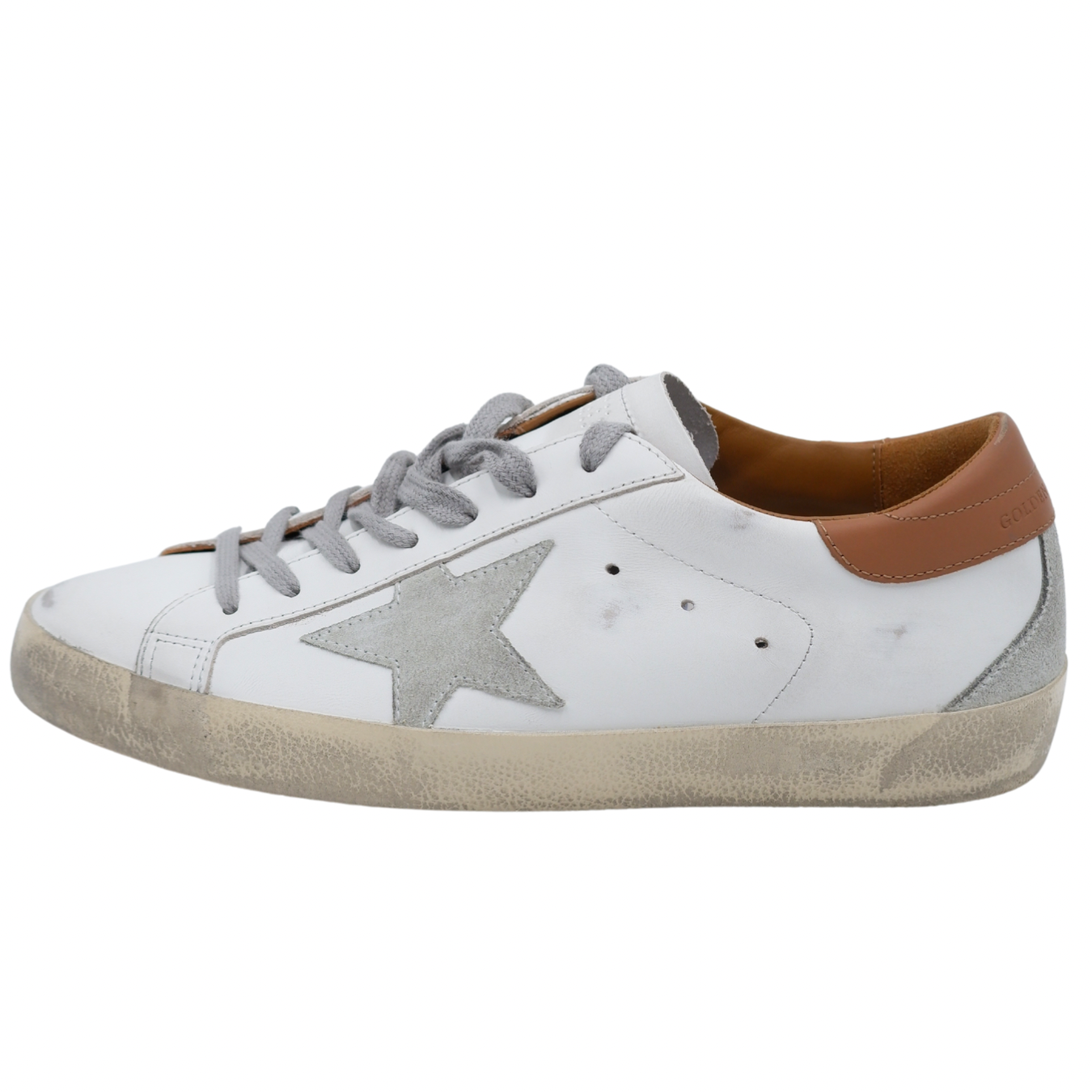 Golden Goose Superstar White Brown (Mens)