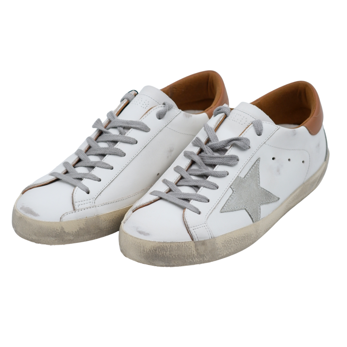 Golden Goose Superstar White Brown (Mens)