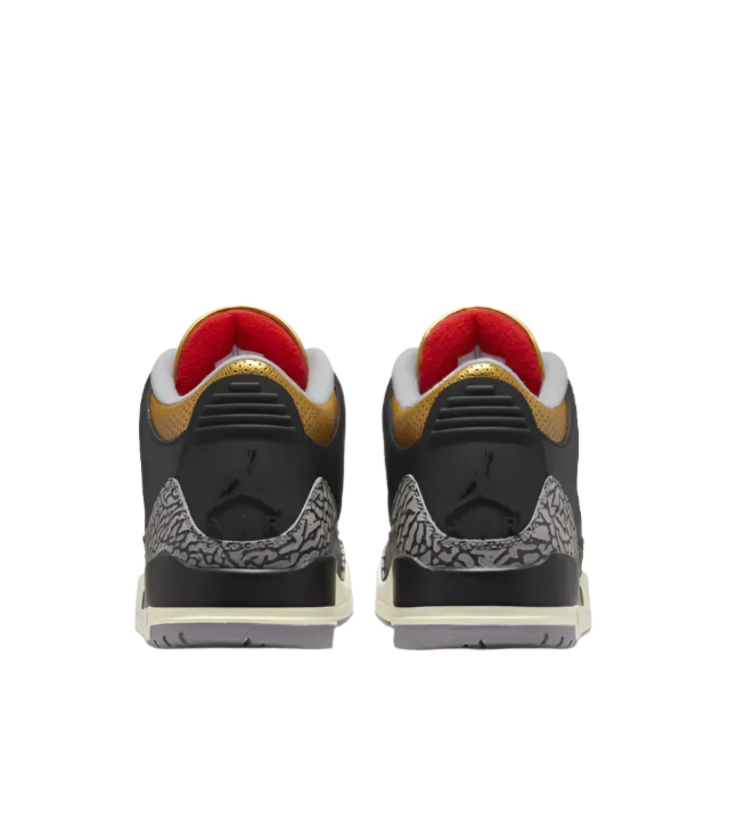 Air Jordan 3 Retro Black Cement Gold (Womens)