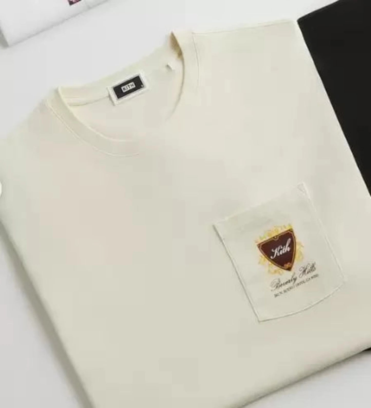Kith Beverly Hills Insignia Tee - Sandrift