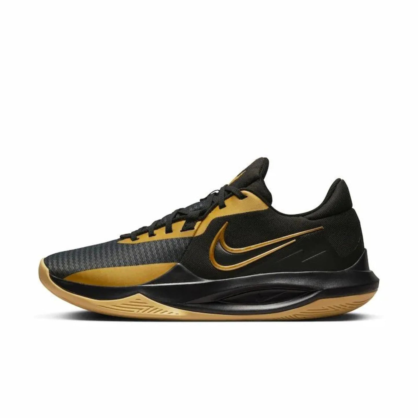 Nike Precision 6 Black Metallic Gold