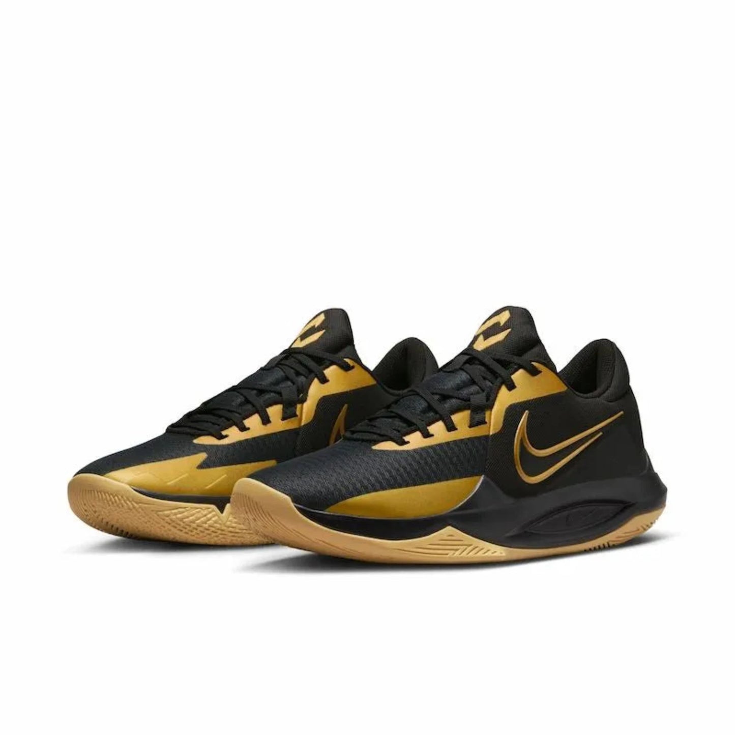 Nike Precision 6 Black Metallic Gold