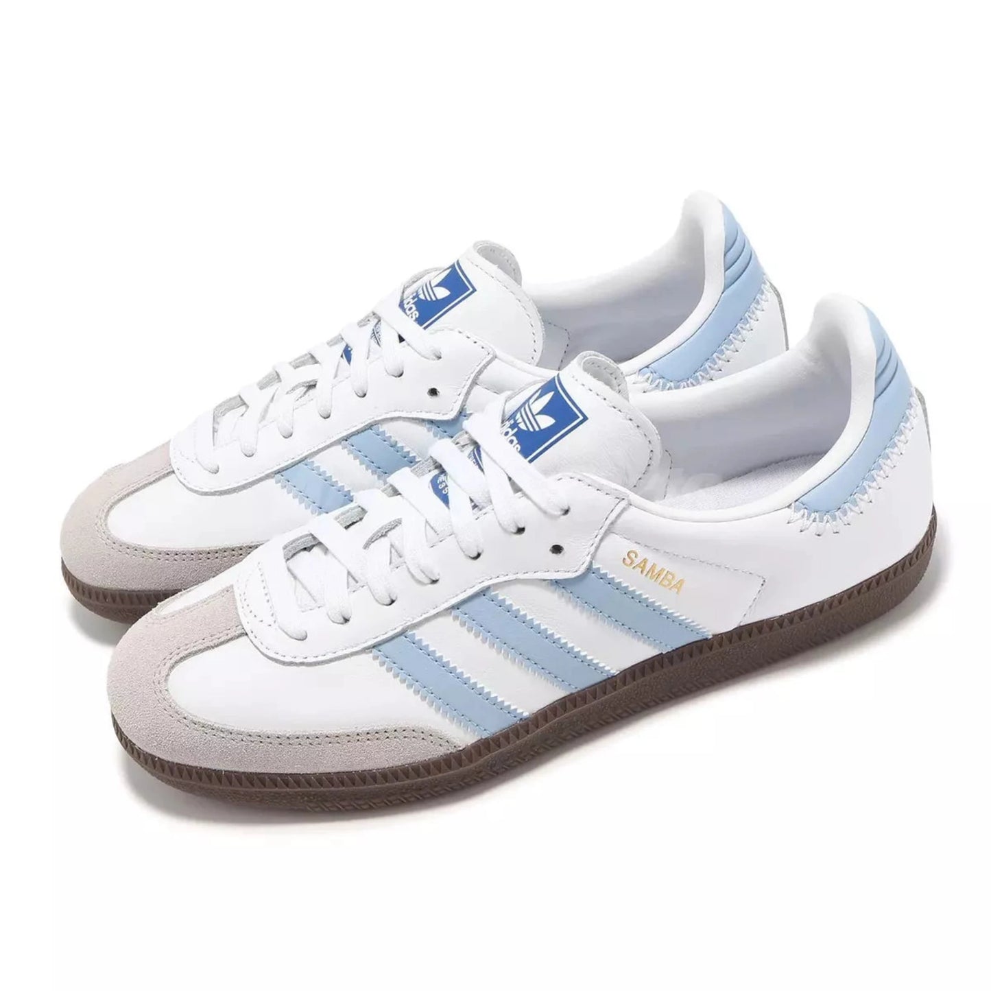 Adidas Samba OG Cloud White Light Blue (Womens)