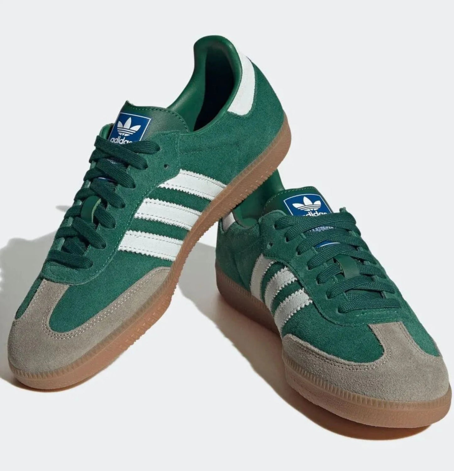 Adidas Samba OG Collegiate Green Gum Grey Toe