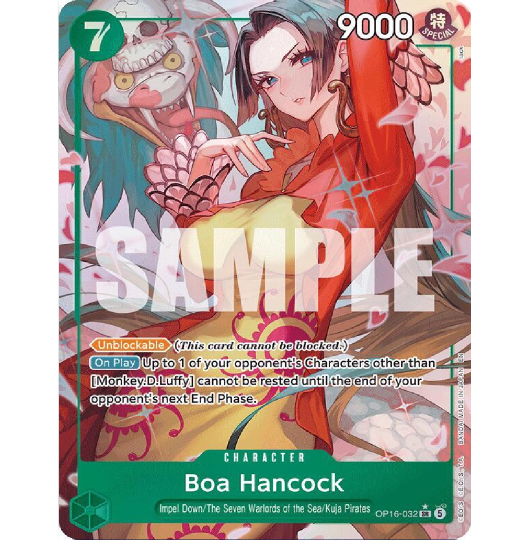 Boa Hancock (Alternate Art) The Time of Battle SR • OP16-032 Foil