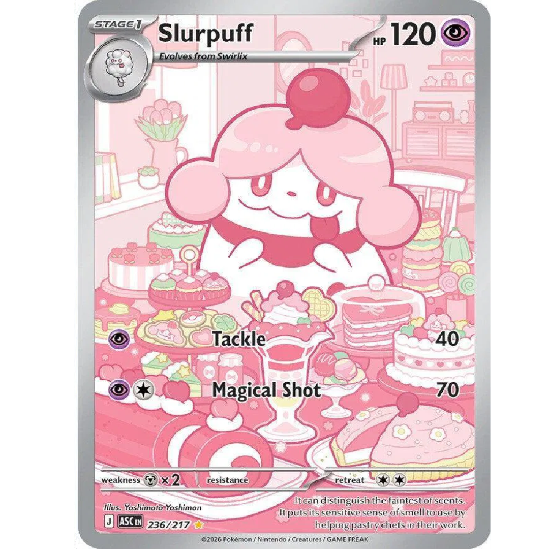Slurpuff Ascended Heroes Illustration Rare • 236/217 Holofoil