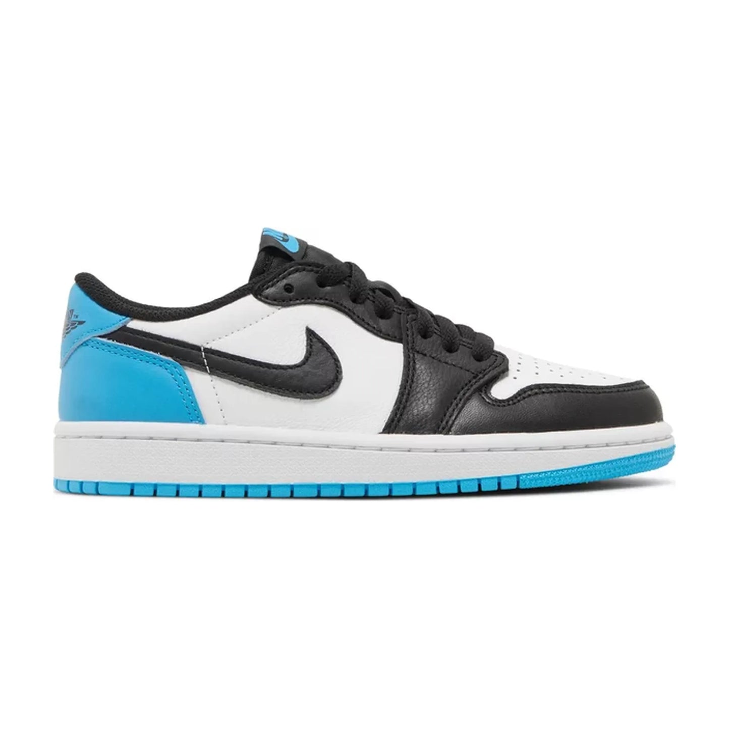 Air Jordan 1 Low Black and Dark Powder Blue (Womens)