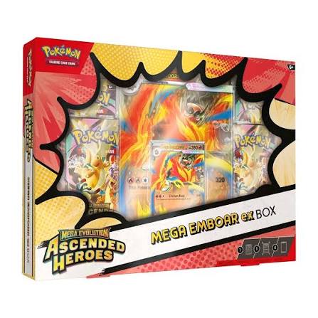 Pokemon Mega Evolution - Ascended Heroes (Mega Emboar ex Box)