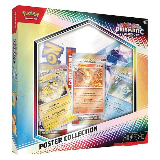 Pokemon TCG Scarlet & Violet Prismatic Evolution - Poster Collection