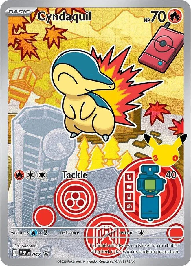 Cyndaquil Mega Evolution Promos Promo • 047 Holofoil