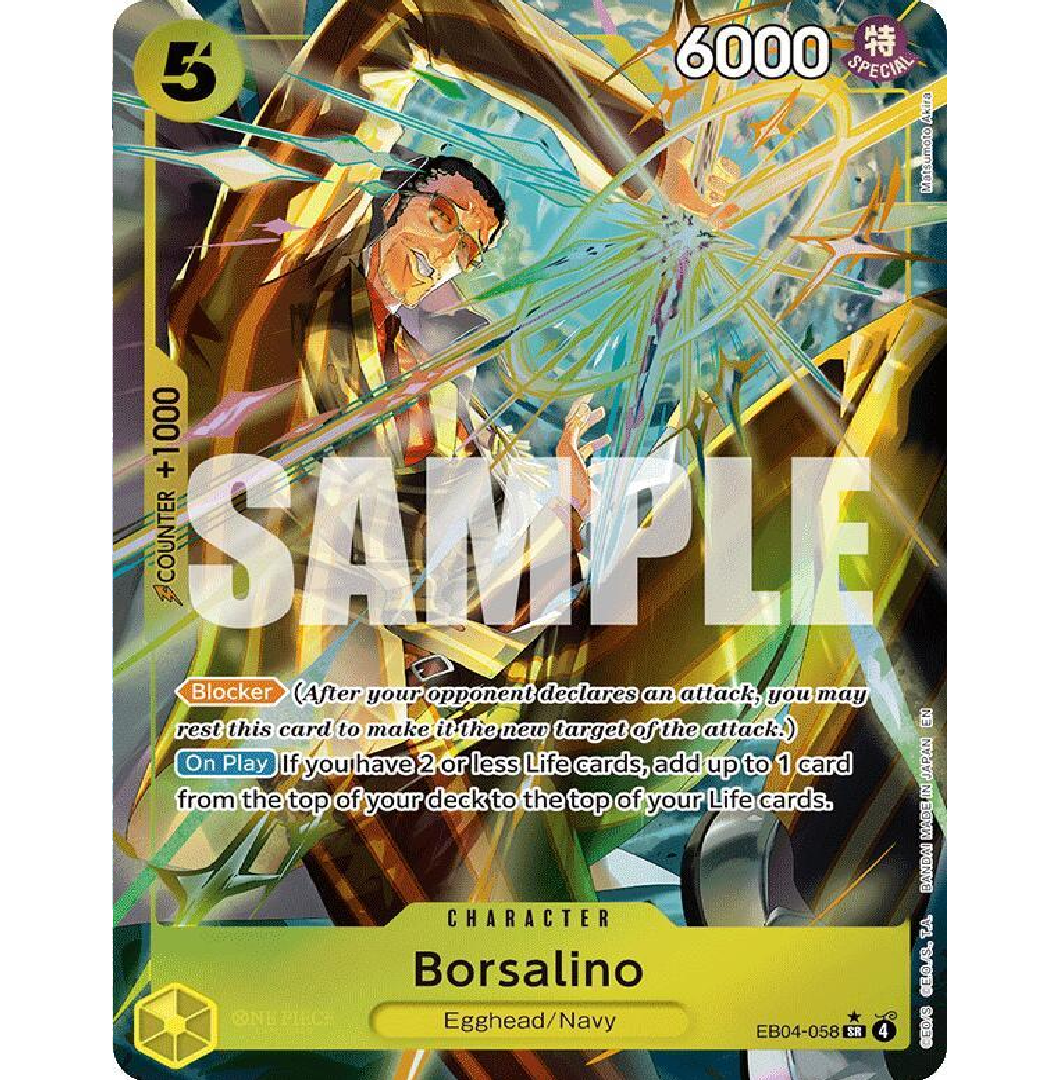 Borsalino (Alternate Art) Adventure on Kami's Island SR • EB04-058 Foil