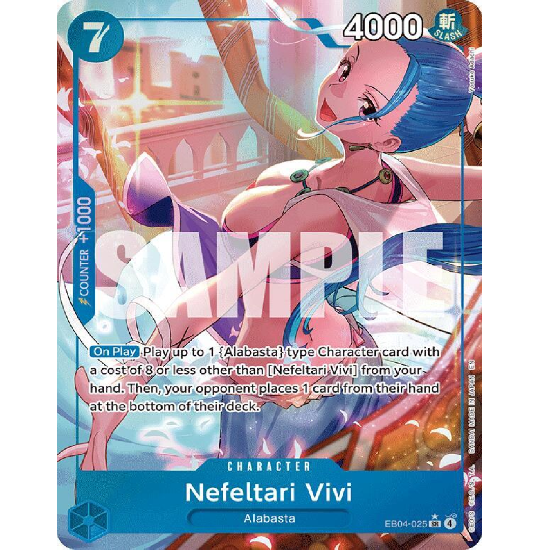 Nefeltari Vivi (Alternate Art) The Azure Sea's Seven SR • EB04-025 Foil