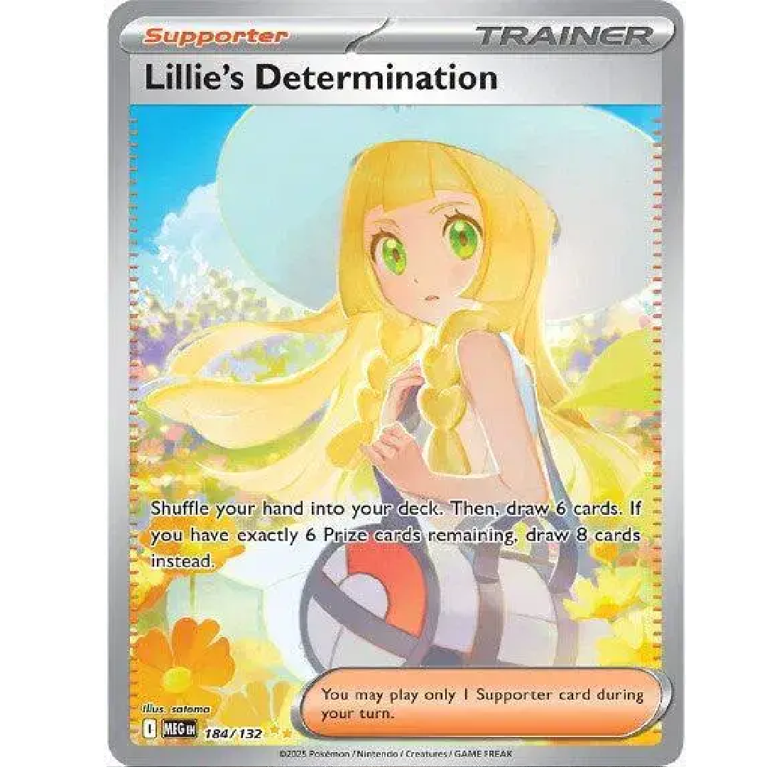 Lillies Determination Mega Evolution Special Illustration Rare • 184/132 Holofoil