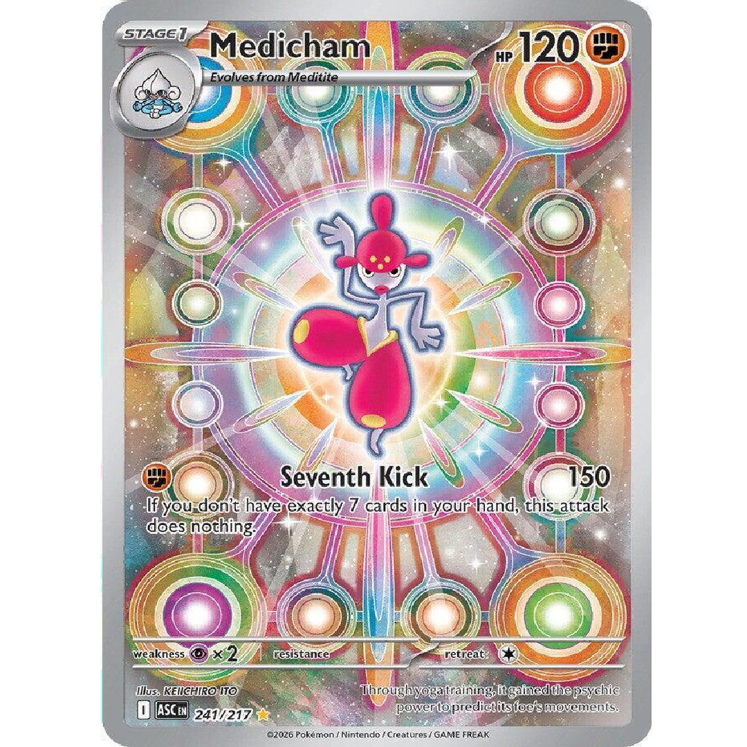Medicham Ascended Heroes Illustration Rare • 241/217 Holofoil