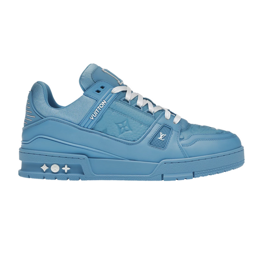 Louis Vuitton Trainer Blue Embossed Monogram