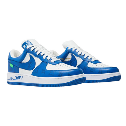 LV x Air Force 1 Low by Virgil Abloh White Royal