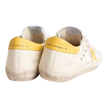 Golden Goose Super Star White Yellow (Mens)