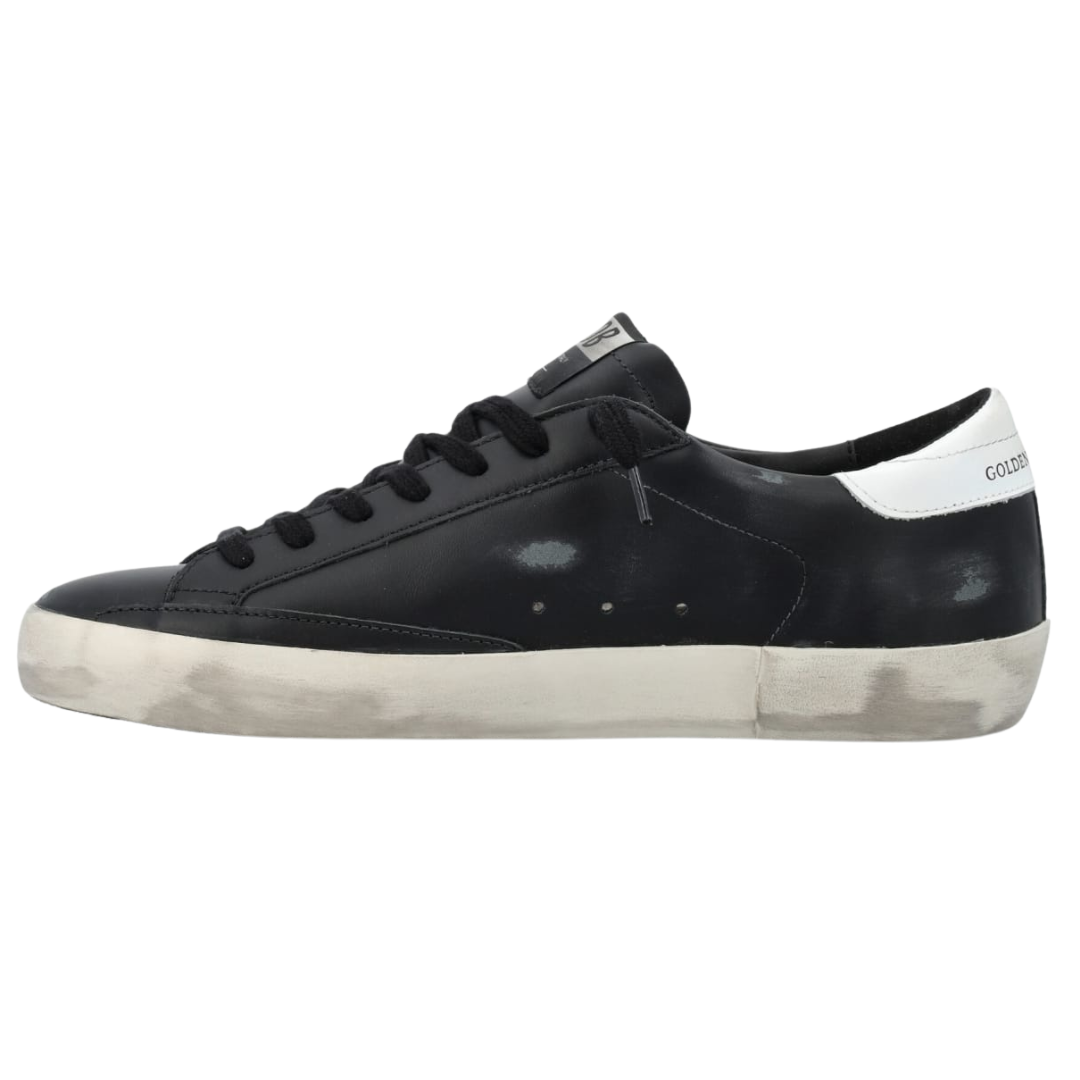 Golden Goose Superstar Trainers Black White (Mens)