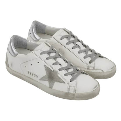 Golden Goose Super-Star White Ice Silver (Mens)