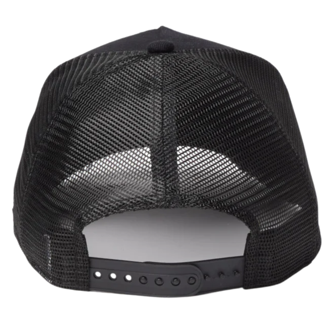 New Era 9forty A-Frame Trucker New York Yankees Damaged Twill Black