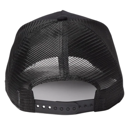New Era 9forty A-Frame Trucker New York Yankees Damaged Twill Black
