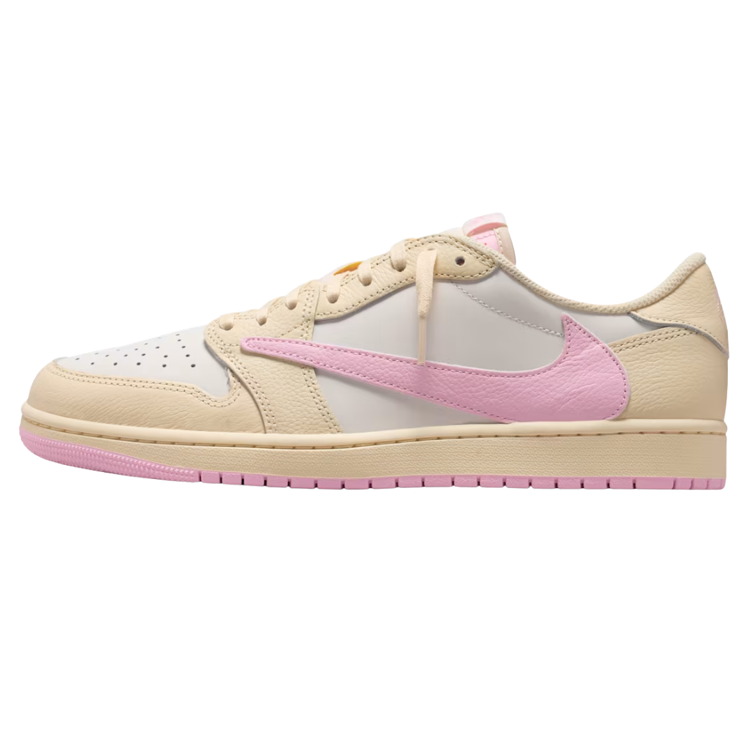 Air Jordan 1 Low x Travis Scott Muslin and Shy Pink (Mens)