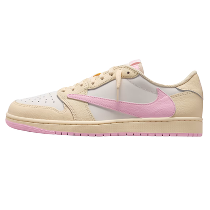 Air Jordan 1 Low x Travis Scott Muslin and Shy Pink (Mens)