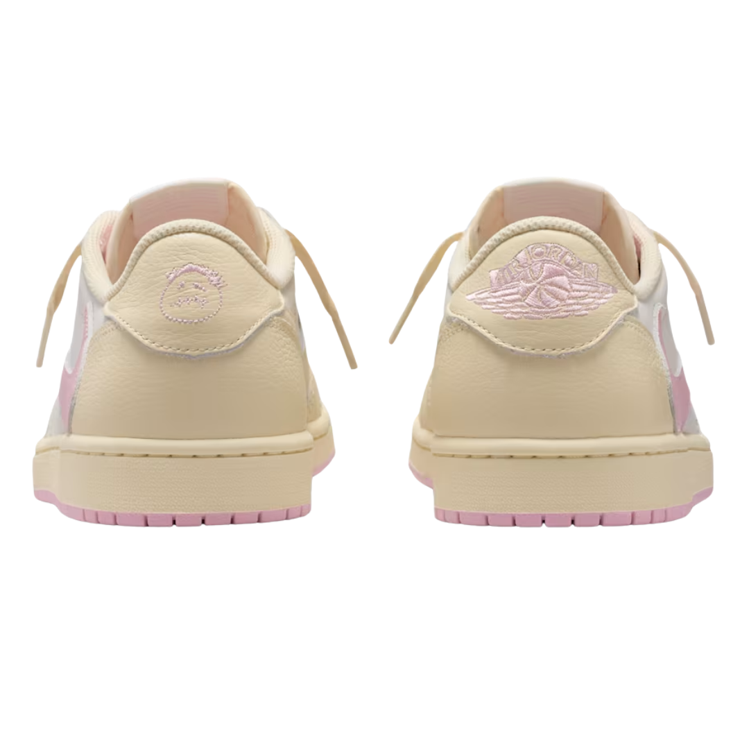Air Jordan 1 Low x Travis Scott Muslin and Shy Pink (Mens)