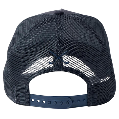 New Era Wordmark Golf Navy Rope 9FORTY A-Frame Trucker Adjustable Cap