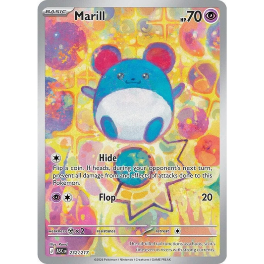 Marill Ascended Heroes Illustration Rare • 232/217 Holofoil