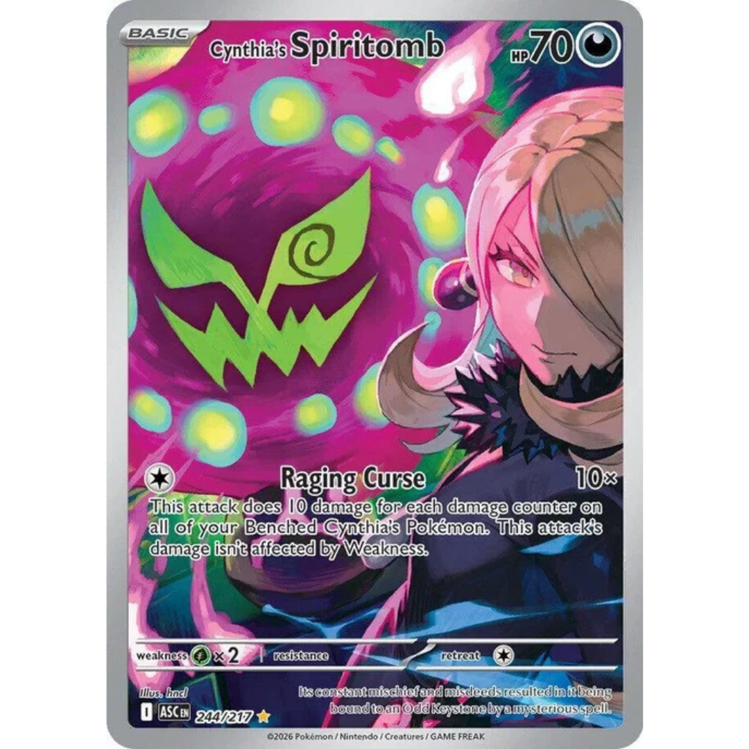 Cynthia's Spiritomb Ascended Heroes Illustration Rare 244/217