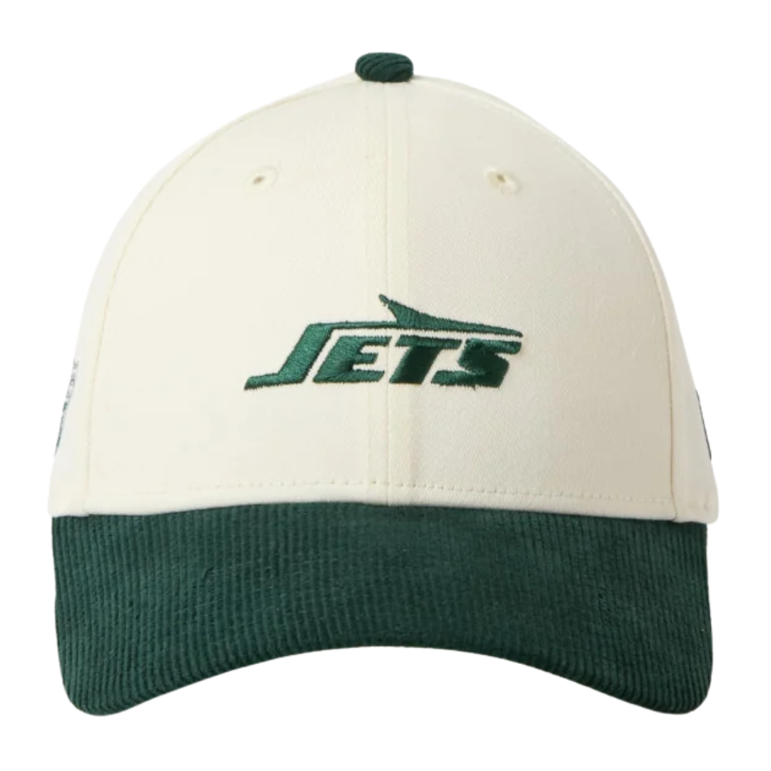 New Era NEW YORK JETS 2-TONE DARK GREEN VISOR CHROME WHITE 9FORTY CAP