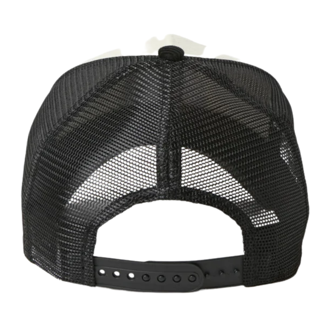 New Era 9FORTY A-Frame Trucker Corduroy OOTTF 2-Tone Black Visor Chrome White Snapback