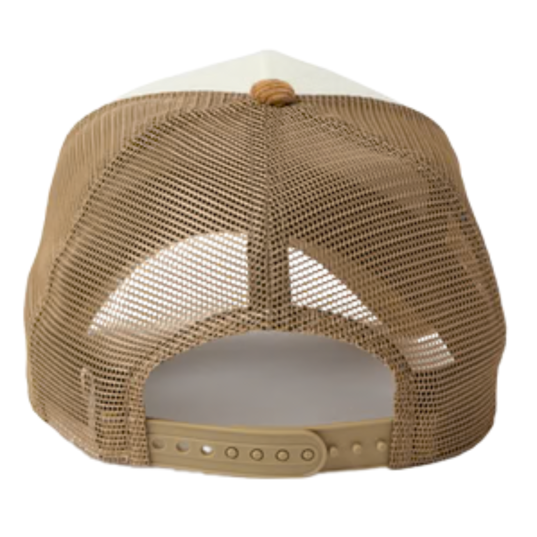 New Era 9FORTY A-Frame Trucker Corduroy OOTTF 2-Tone Wheat Visor Chrome Snapback