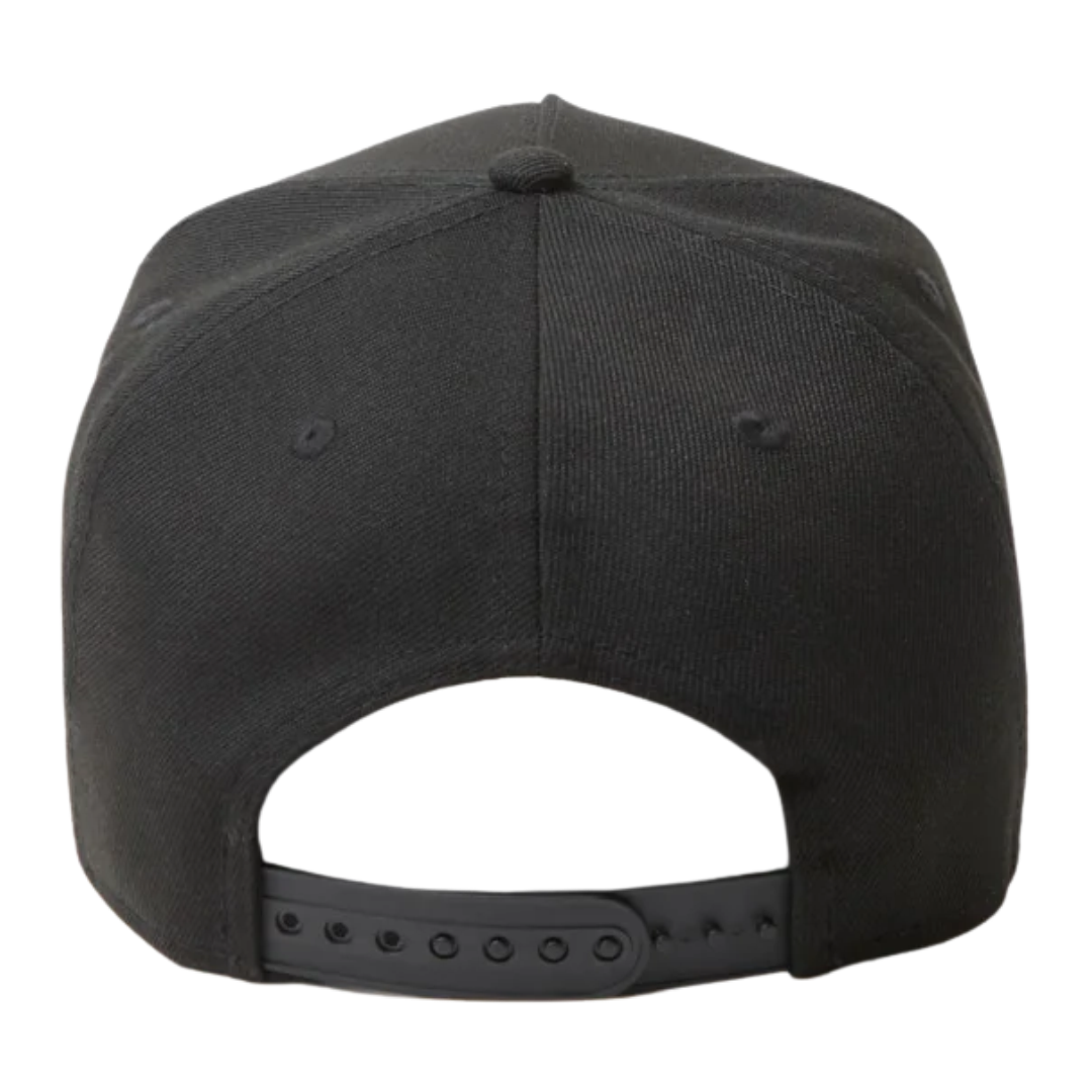 NEW ERA WORDMARK FLAG BLACK 9FORTY A-FRAME CAP