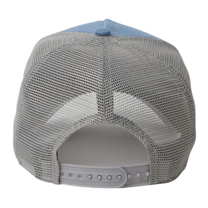 New Era 9FORTY A-Frame Trucker 1920 Denim Navy Washed Snapback