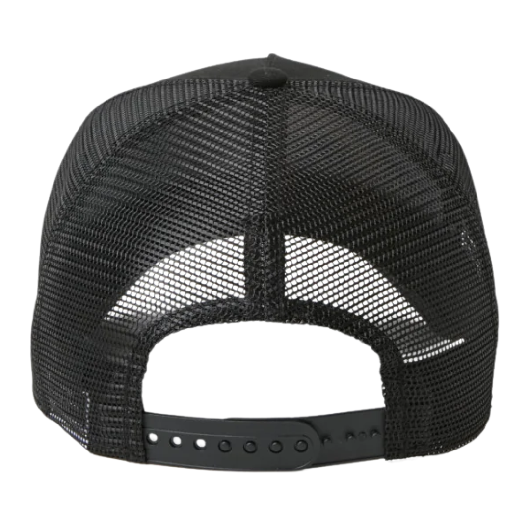 New Era 9FORTY A-Frame Trucker Old English Black Snapback