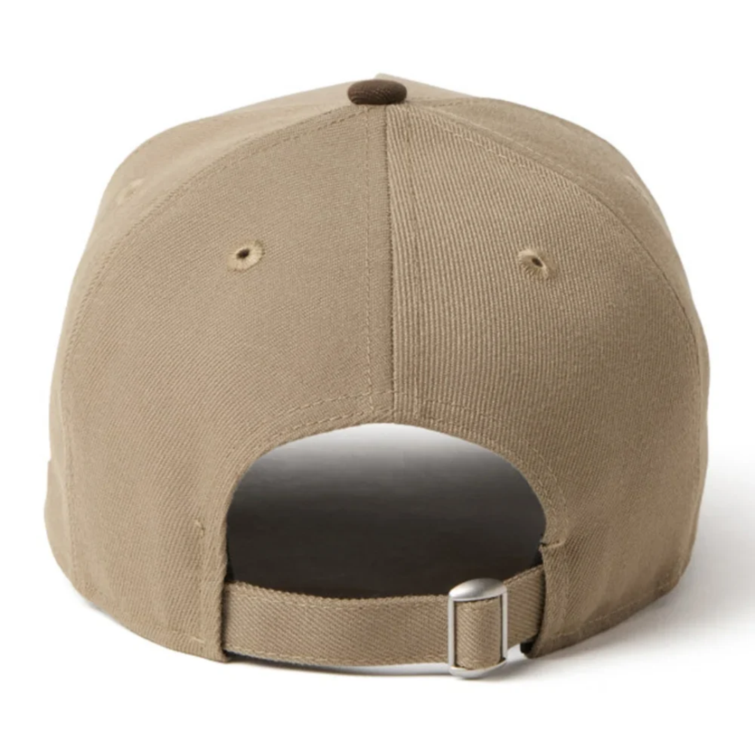 New Era Los Angeles Lakers Two Tone Khaki Walnut 9FORTY A-Frame Adjustable Cap