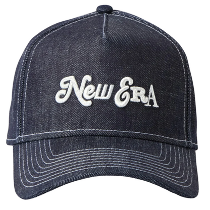 New Era Compilation Logo Navy 9FORTY A-Frame Adjustable Cap