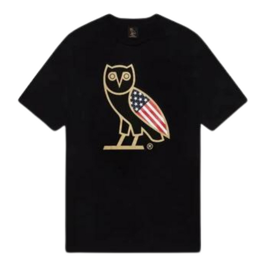 OVO USA OG Owl T-Shirt Black