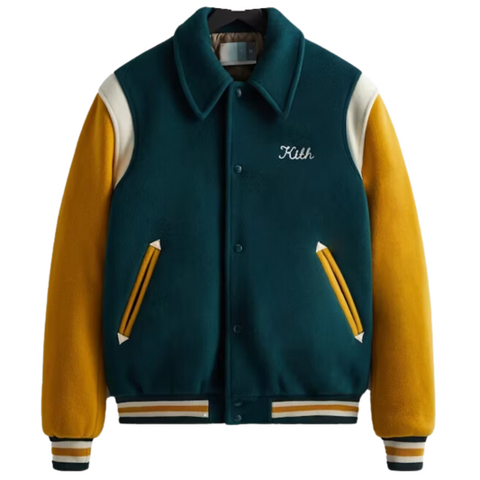 Kith Varsity Wool Coaches Jacket Fairway