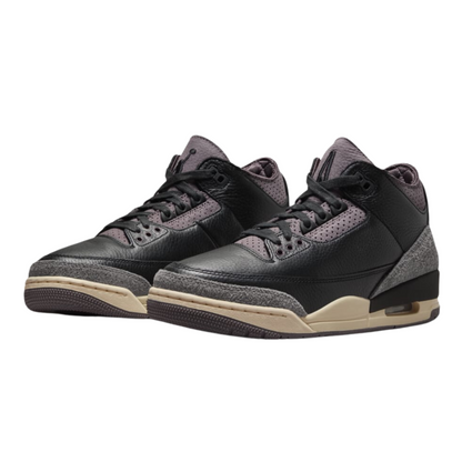 Air Jordan 3 x A Ma Maniére Black and Flat Pewter (Womens)