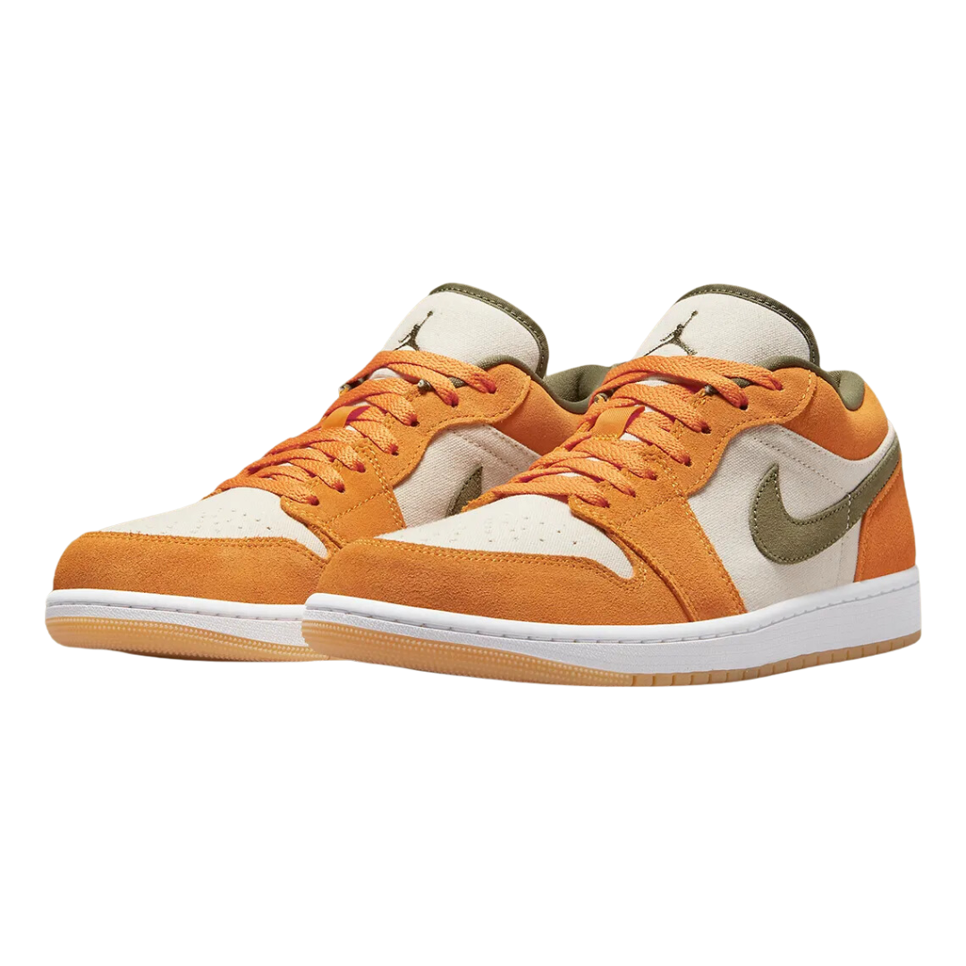 Air Jordan 1 Low Ceramic Orange Olive