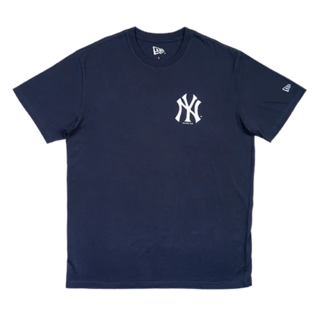 New Era Ss Tee Mlb Cotton Tee Neyyan Navy