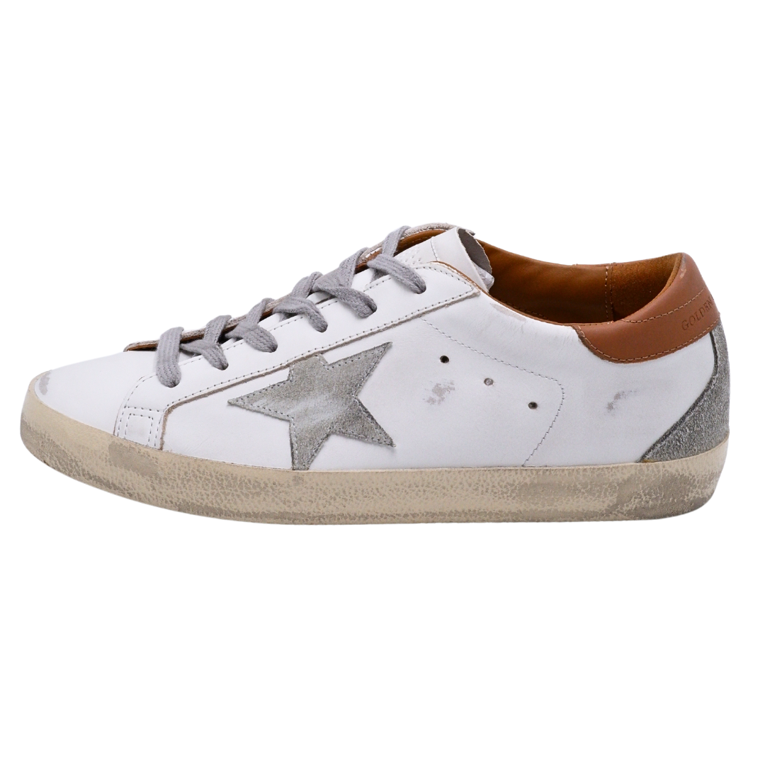 Golden Goose Super Star White Brown (Womens)