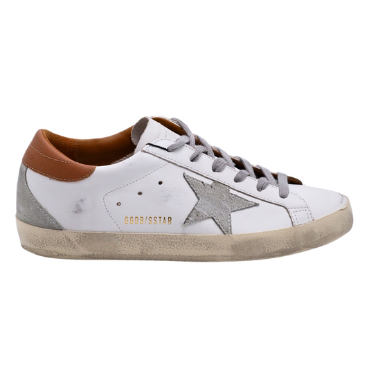 Golden Goose Super Star White Brown (Womens)