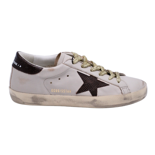 Golden Goose Lizard Printed Star Super-Star (Womens)