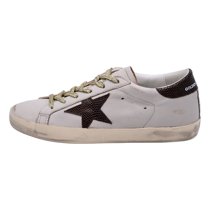 Golden Goose Lizard Printed Star Super-Star (Womens)