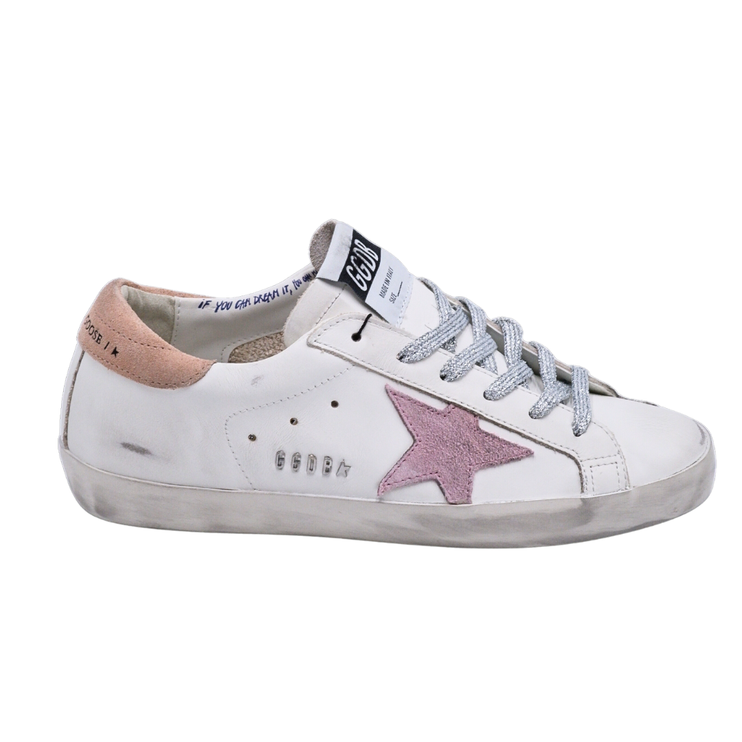 Golden Goose Superstar White Antique Pink (Womens)